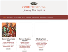 Tablet Screenshot of coreencordova.com